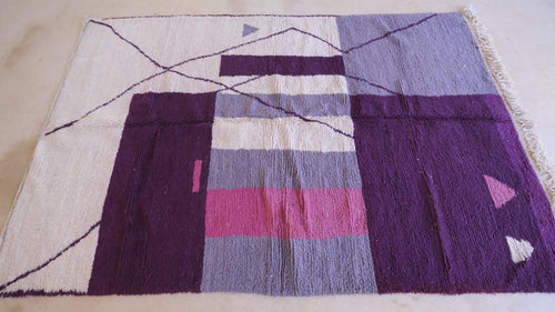 AFK Living vloerkleed Berber - handgemaakt - Wol - 80 x 240 cm