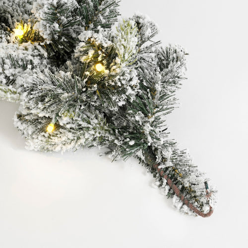 Black Box Trees Grimshaw Kerstslinger met Verlichting Led - Kerst Slinger met 2 Lichtstanden - op Batterij en met Timerfunctie - l180xd25cm