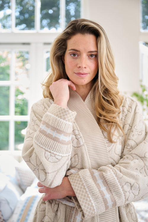 Pip Studio  Jasmin Jacquard - L - Zand