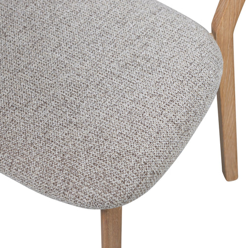 WOOOD eetkamerstoelen Udar Houten Frame - Naturel - Set van 6 - vtwonen shop