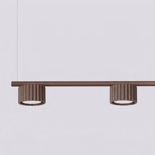 Sollux Lighting Kroonluchter AURA 4 bruin Gx53 - 122x10x208cm