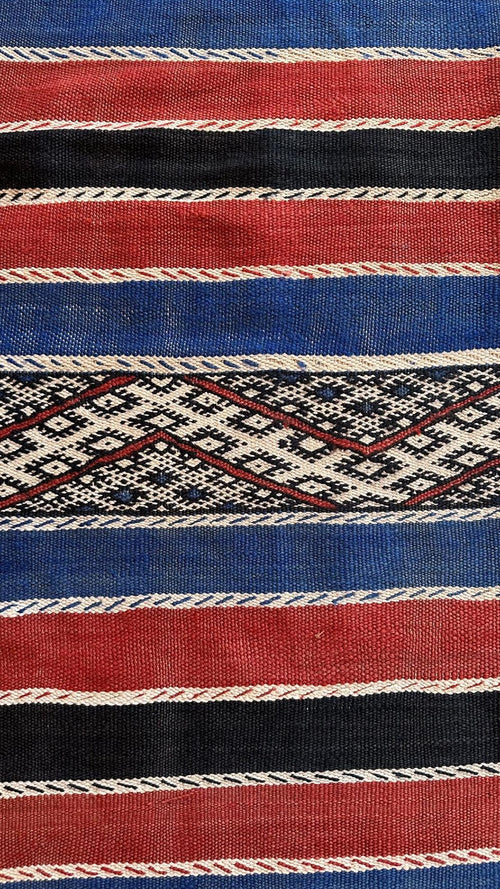 AFK Living vloerkleed Berber - handgemaakt - Wol- en katoenmix - 157 x 296 cm