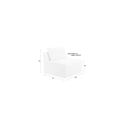 Zuiver Prosper Bank Element 1-seater Cappuccino - vtwonen shop