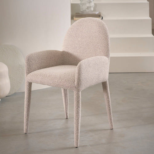 vtwonen eetkamerstoelen  Elegance - Polyester - Greige - Set van 6 - vtwonen shop