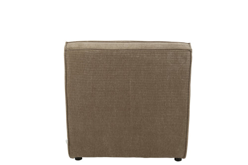 J-Line sofa Grid - populierenhout/schuim - donkertaupe