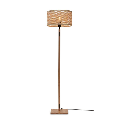 GOOD&MOJO vloerlamp Java - bruin - Ø50cm - vtwonen shop