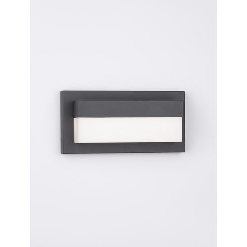 Merano Clovis 29cm Outdoor Moderne Wandlamp Sandy Zwart Aluminium LED 18W 2132Lm 3000K IP65