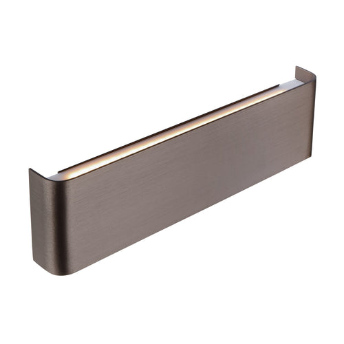 Atmooz wandlamp Mateo - geborsteld brons - 31 x 3,5 x H 9 cm - geïntegreerde led