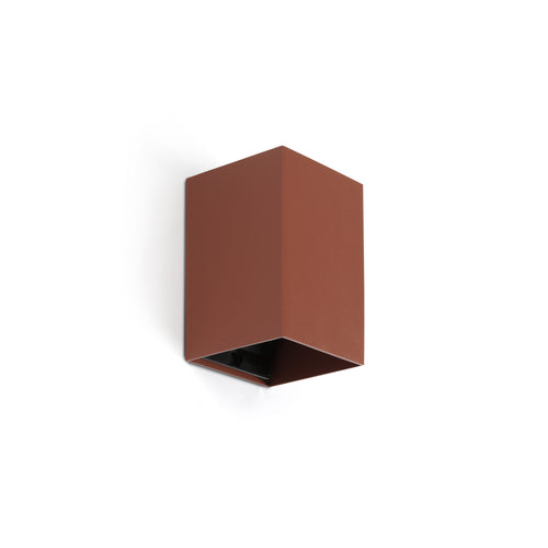 Faro Lune Square Wandlamp Terracotta 1x GU10