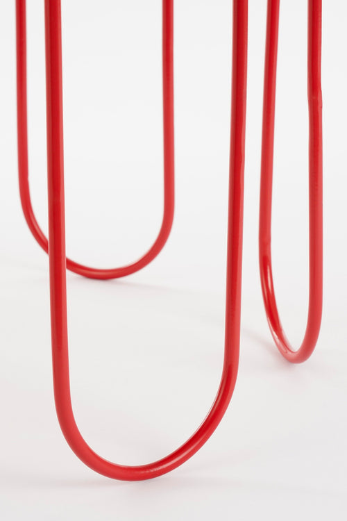 Mica Decorations Dione Bijzettafel - Set van 2 - H40 x Ø46 cm - Metaal - Geel - vtwonen shop