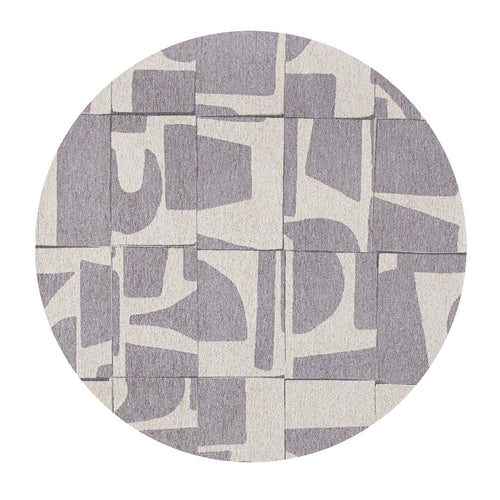 Dropouts vloerkleed String - grijs - 240x240cm