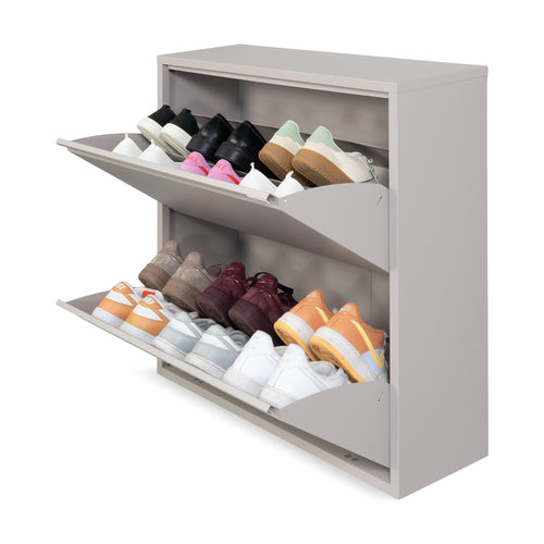Spinder Design schoenenkast Billy 2 - Silky Taupe - 12 paar schoenen