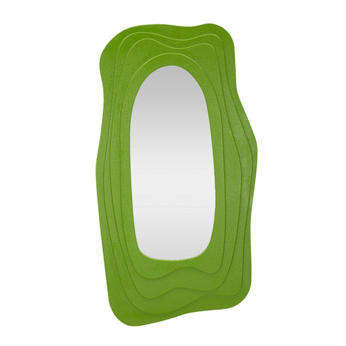 Groene wandspiegel 90x4x165 cm