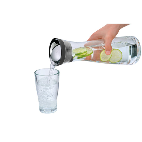 WMF Basic Waterkaraf - 0.75Ltr - Zwart/zilver