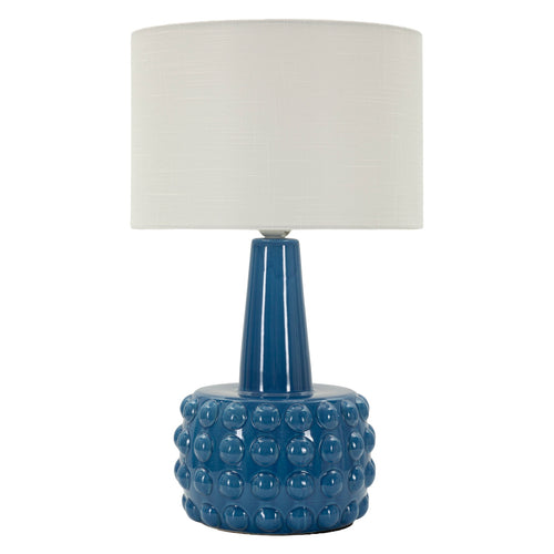 Mauro Ferretti tafellamp - Ø 30x51,5 cm - blauw/wit