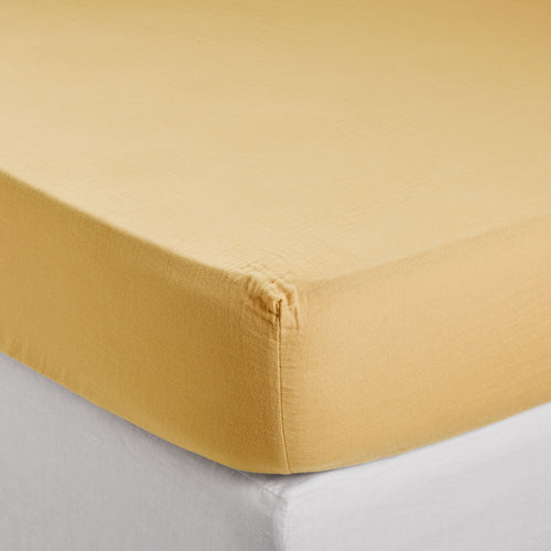 Madura Hoeslaken Lou strogeel 70x140 cm