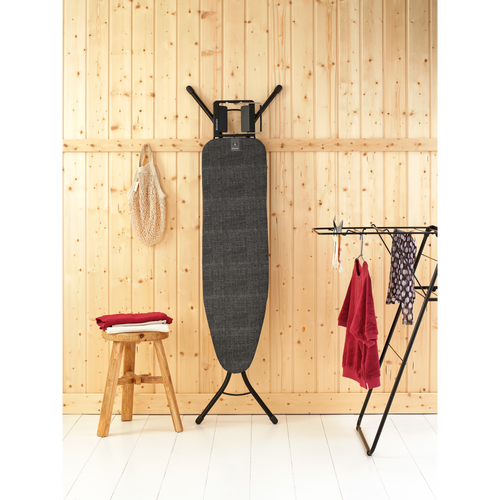 Brabantia Strijkplank A, 110x30 cm, strijkerhouder - Denim Black