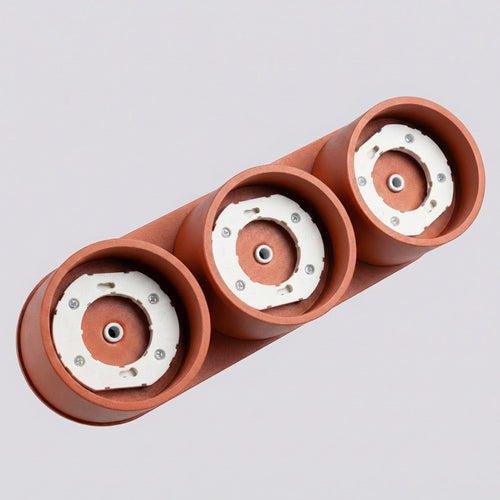 Sollux Lighting Plafondlamp MODO 3 rode oker Gx53 - 32,4x10,4x8,2cm