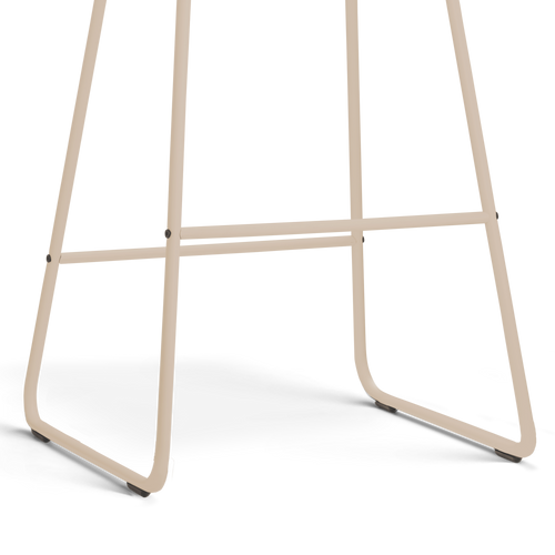 Nolon Nino-Eef barkruk bruin blend - beige onderstel - 65 cm