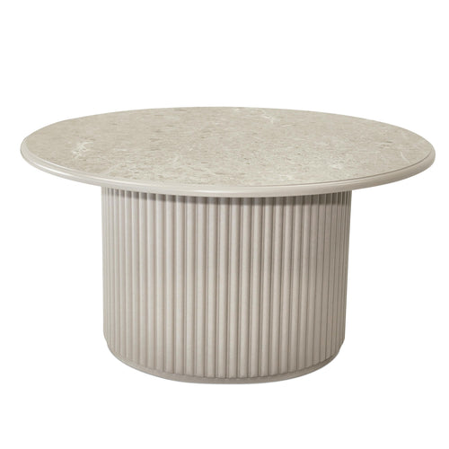 Furnhouse salontafel set Easy - Beige - Ø 60/80 cm