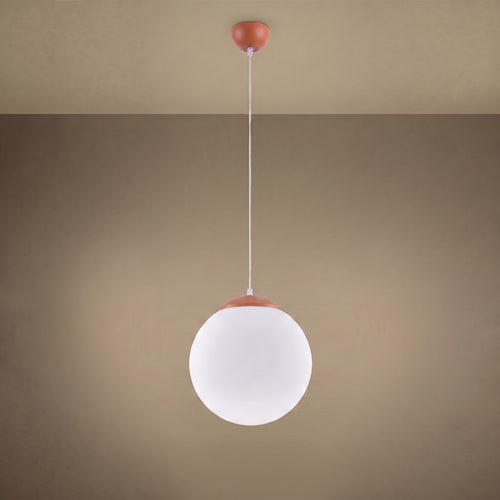 Sollux Lighting Hanglamp UGO 30 rode oker - 30x30x120cm