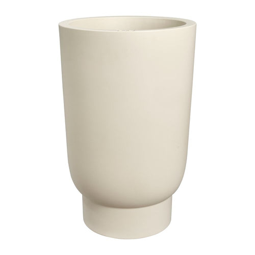 elho amber grail high 47 linnen wit | planter | Geschikt voor binnen en buiten