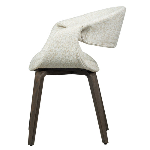 WOOOD eetkamerstoelen Yossi Houten Bruine Poot - Naturel - Set van 6 - vtwonen shop