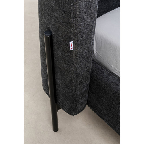 Kare Design Bed Tivoli - grijs - 160x200cm