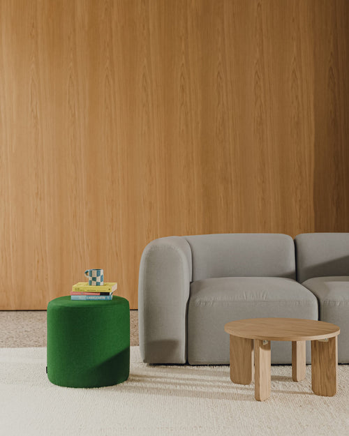 noo.ma Flom 3-zits bank lichtgrijs - soft zit, 262x96,5x68 cm