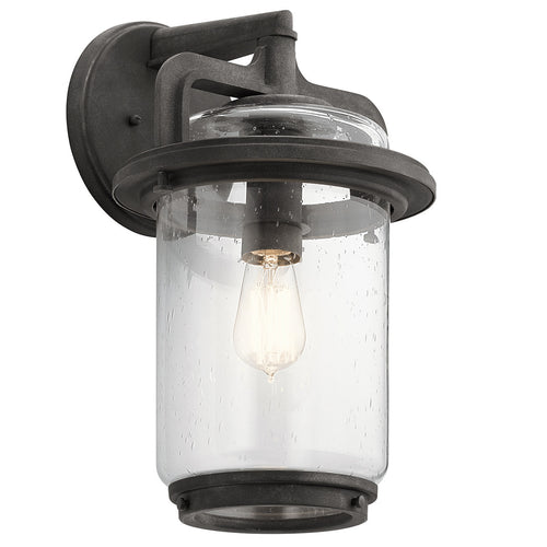Andover Kichler Outdoor 1-lichts wandlantaarn verweerd zink IP44