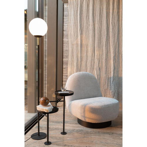 Zuiver Orion Vloerlamp/ Staande lamp met bijzettafel - Zwart - vtwonen shop