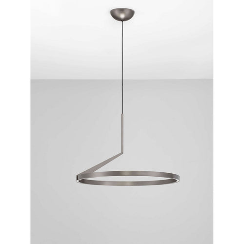 Nova Luce TILIA  Tilia Geïntegreerde LED Hanglamp Plafondlamp Mistig Nikkel Triac Dimbaar LED 31W 1829lm 2700-3000-4000K CCT