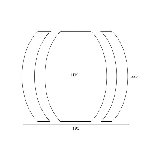 Garden Impressions picknicktafels Sarria donker grijs - vironwood - 220x193 cm - vtwonen shop