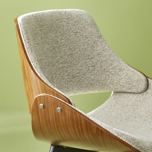 Signature - MANNIX Set van 4 stoelen - Grijs - 54x56x78 cm