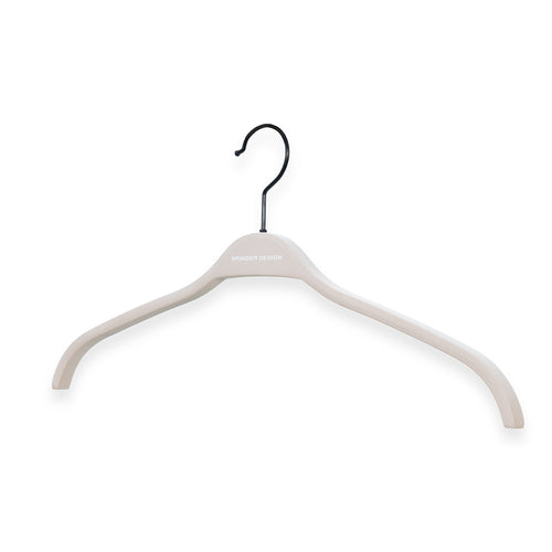 Spinder Design kledinghangers Rosa - Silky Taupe - set van 5 - Draaibare haak - anti slip coating - vtwonen shop