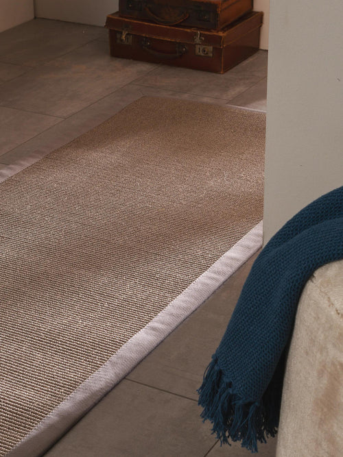 benuta sisal loper Sana - grijs - 70x300 cm