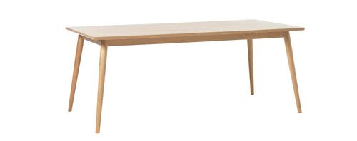 Rebellenclub Eetkamertafel Yass - 190 x 90 cm - Eiken - vtwonen shop