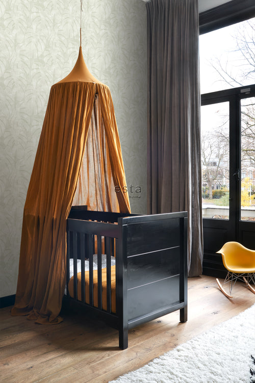ESTAhome behang monstera bladeren beige - 53 cm x 10.05 m - 139002