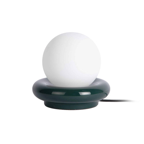 Leitmotiv tafellamp Catania Ring - groen - Ø20cm