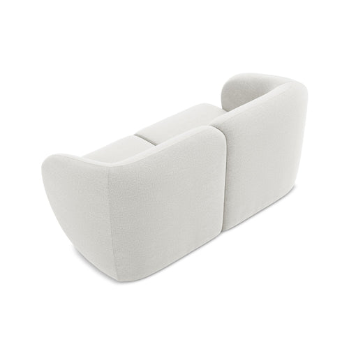 LaMiaSofa Tweezits modulaire bank Cervo - bouclé - wit - 174x94x75