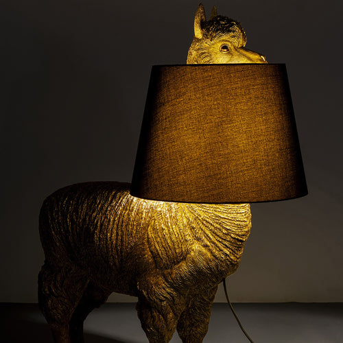 Kare Design Vloerlamp lama 108cm goud - vtwonen shop