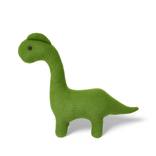 Pintado & Lacado knuffeldier Dinosaur - groente - 45 cm