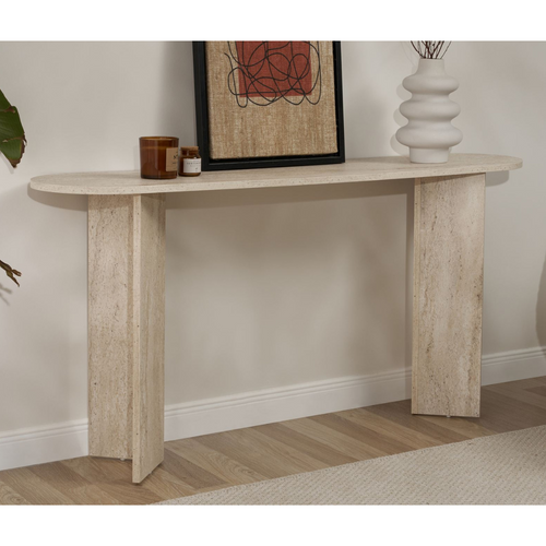 Calicosy - SIRA Design haltafel - Zwart hout - 35x150x75 cm