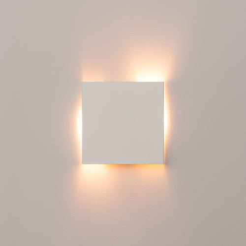 Sollux Lighting Wandlamp VANTA wit - 15x2,4x15cm