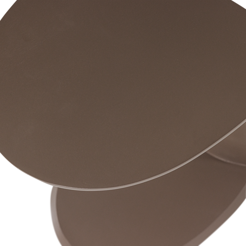 WOOOD bijzettafel Wobi - Mangohout - Mokkabruin - 55x30x45