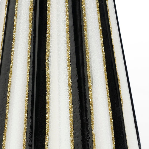 Mica Decorations Decoratie boom zwart wit - h39,5xd9cm