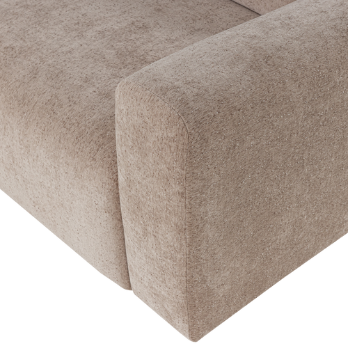 WOOOD 3-zits bank slub Umina - Chenille - Naturel