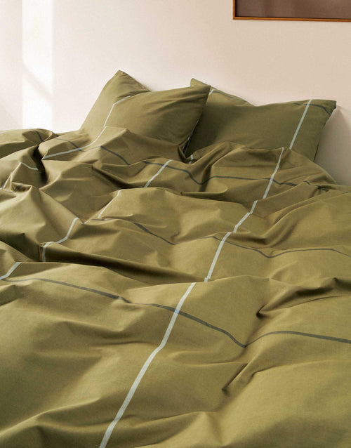 Marc O'Polo Suvie dekbedovertrek - Lits-Jumeaux XL – 260x200/220 cm - Deep pea