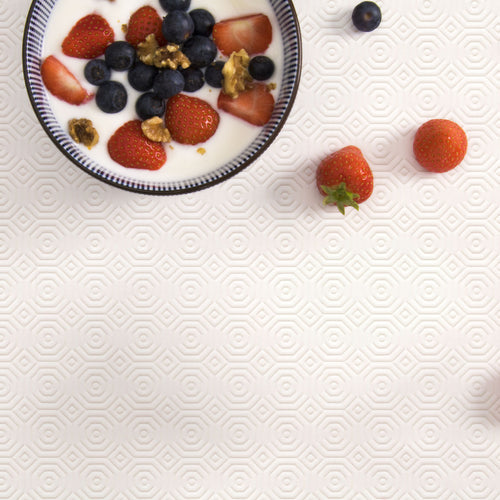 d-c-fix Tafelbeschermer - Murono - Wit - 240x140 cm