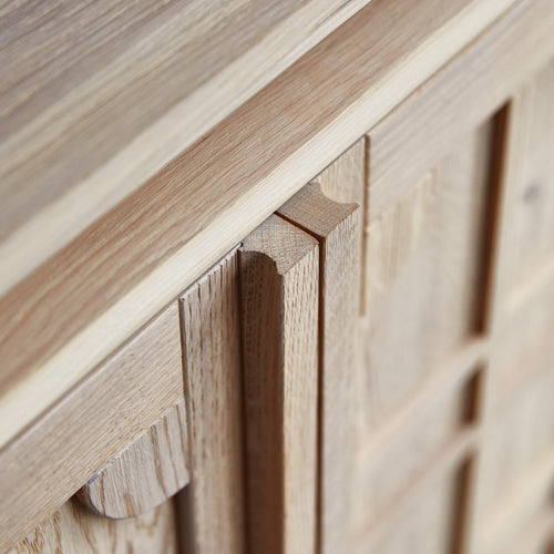 Tikamoon Massief eikenhouten buffet 220 cm - Naturel